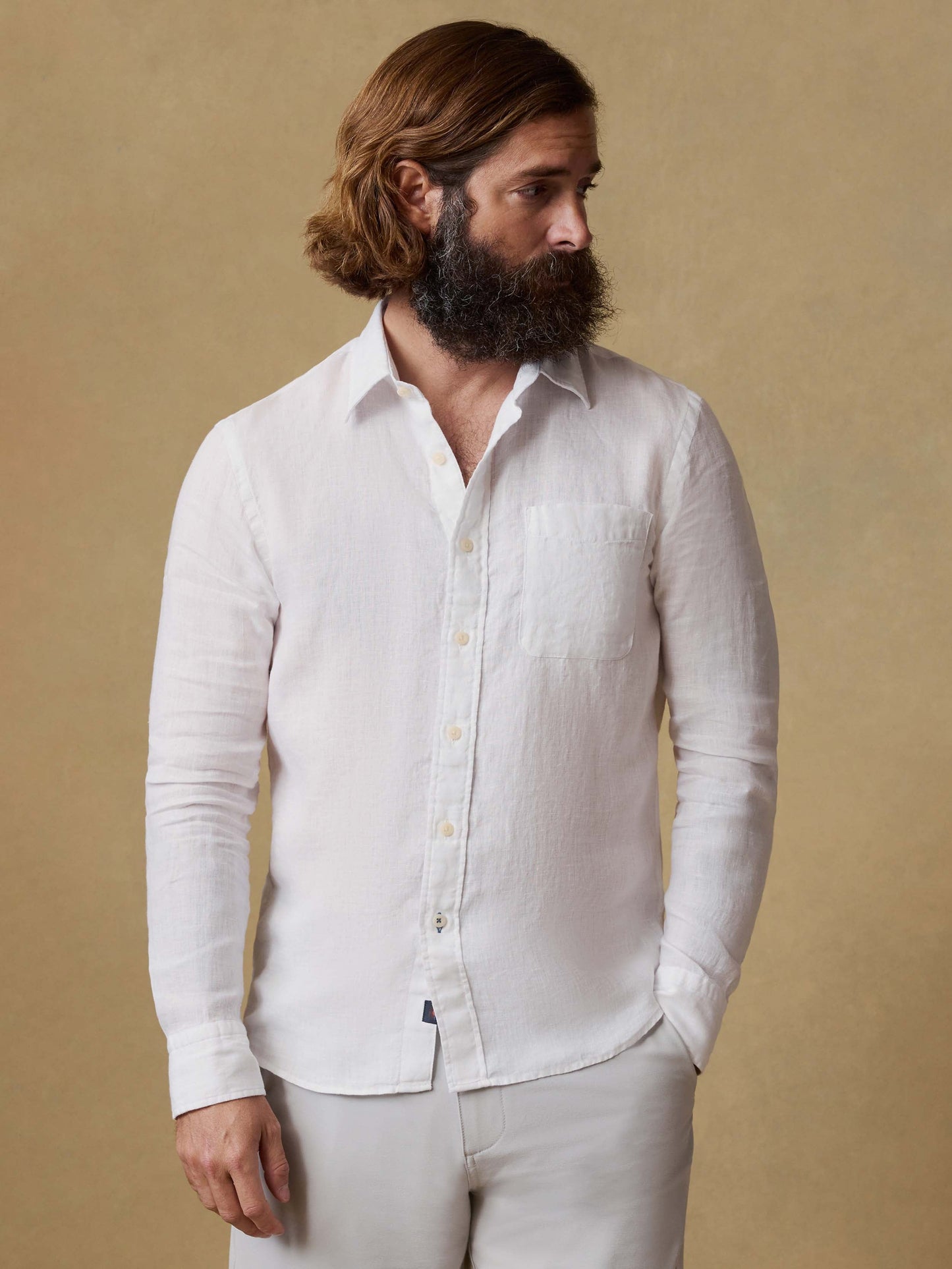Laguna Linen Shirt - White