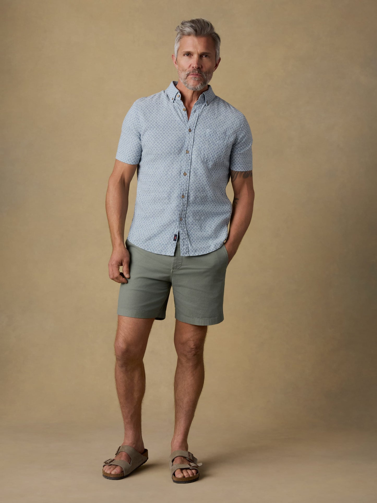 Short-Sleeve Breeze Shirt - Fishscale Redux