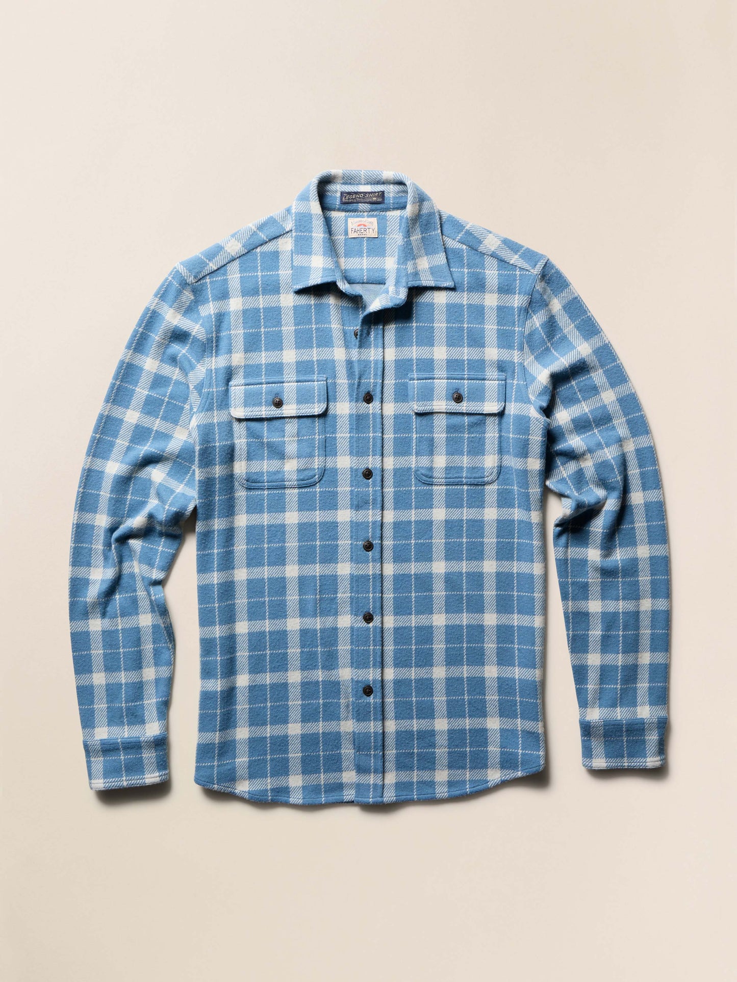 Legend™ Sweater Shirt - Blue Landing Plaid