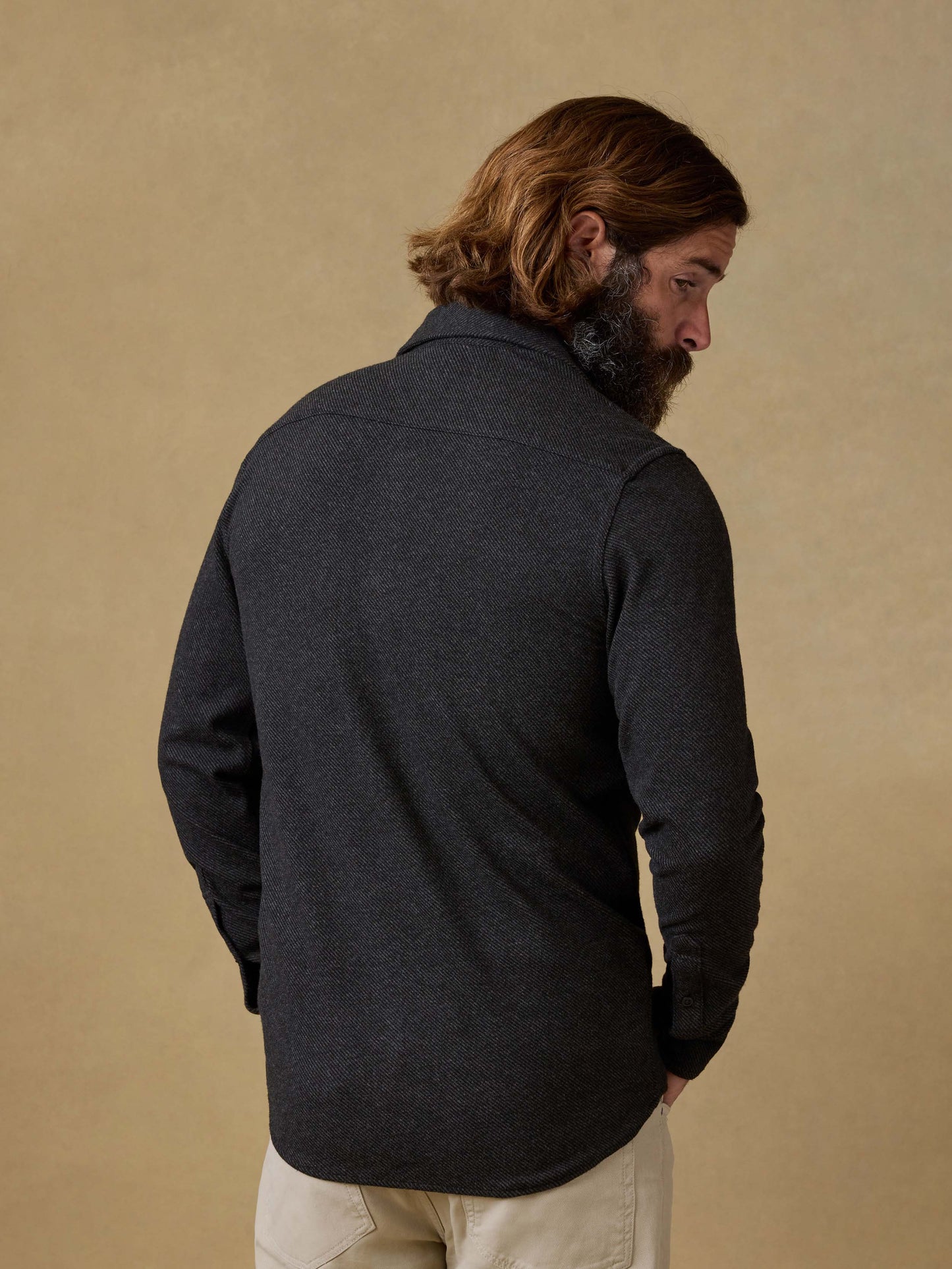 Legend™ Sweater Shirt - Heathered Black Twill