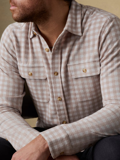 Legend™ Sweater Shirt - Shore Tan Gingham