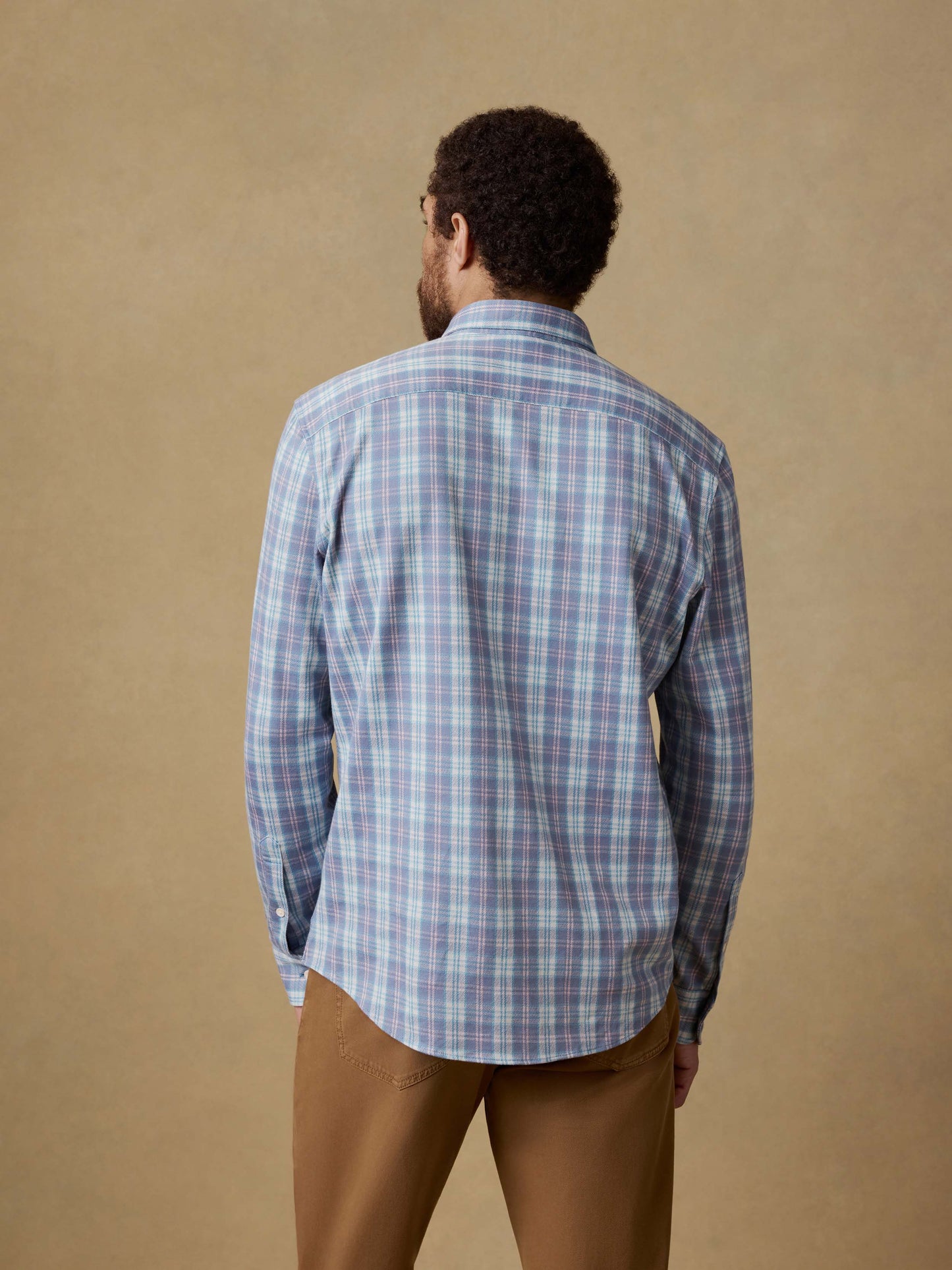 Coastline Knit Shirt - Summer Teal Plaid