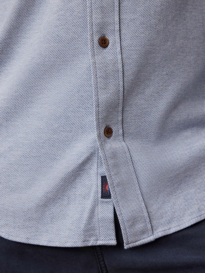 Coastline Knit Shirt - Oceanside Blue