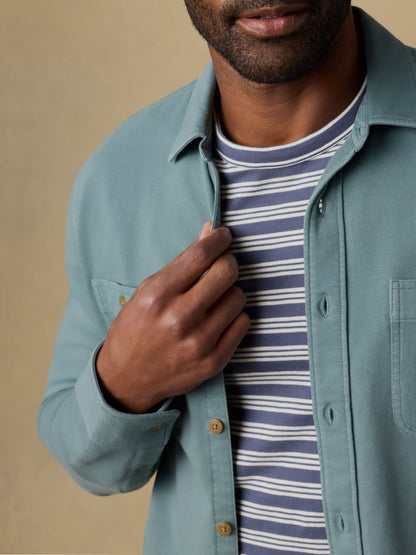 Field Knit Shirt - Aspen Green