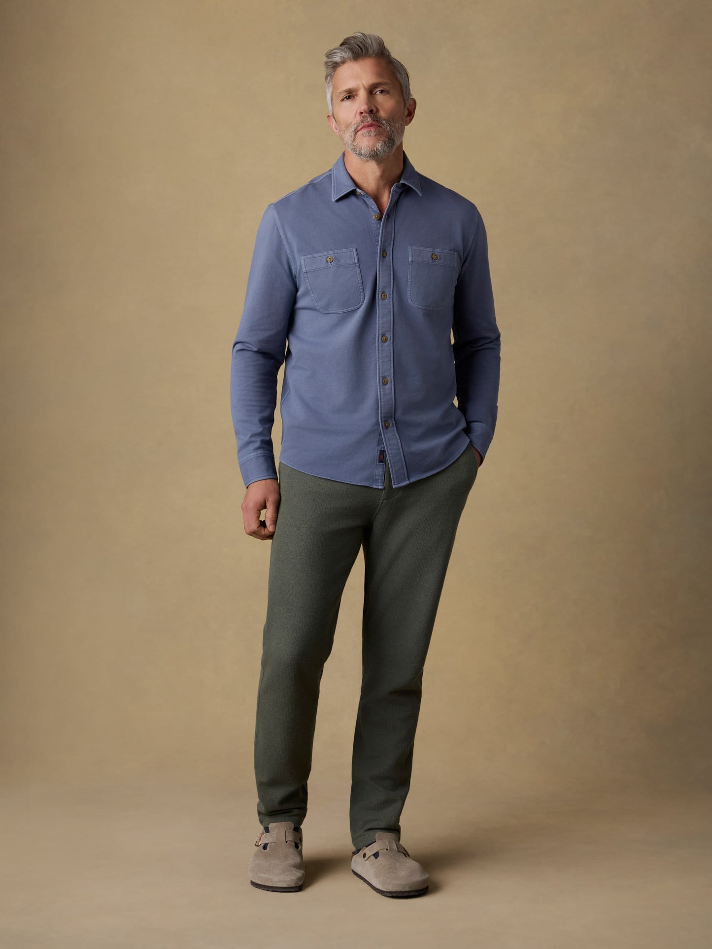 Field Knit Shirt - Flint