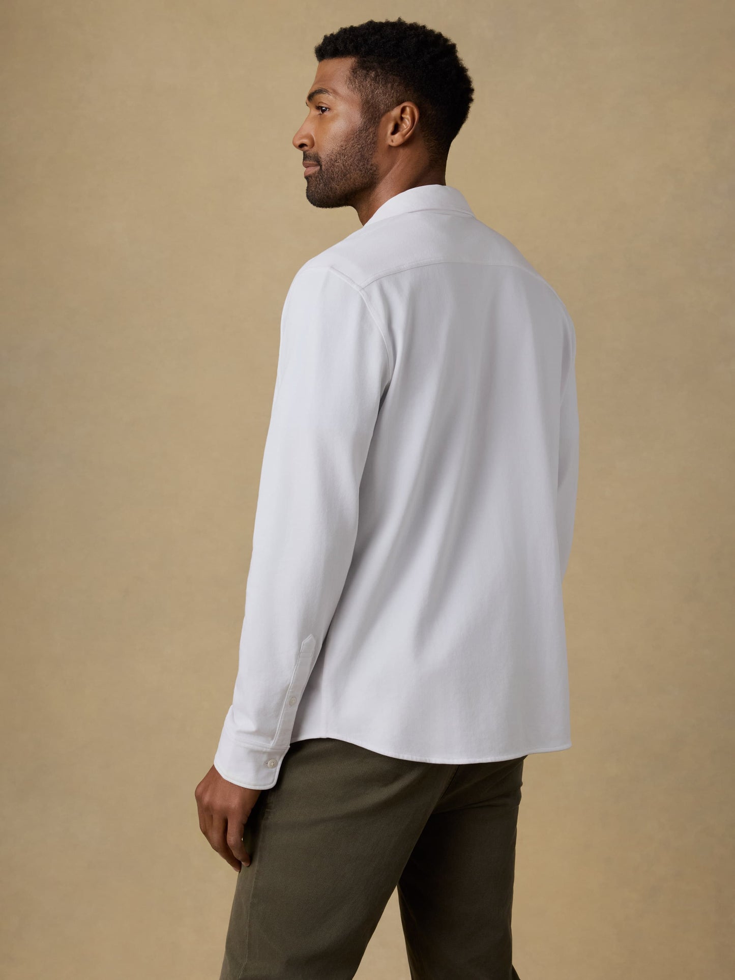 Field Knit Shirt - Pure White