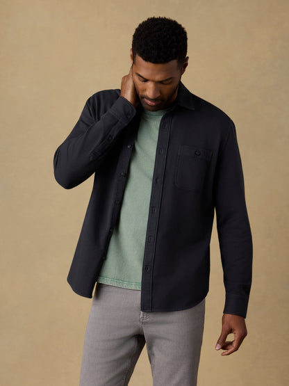 Field Knit Shirt - Washed Charcoal