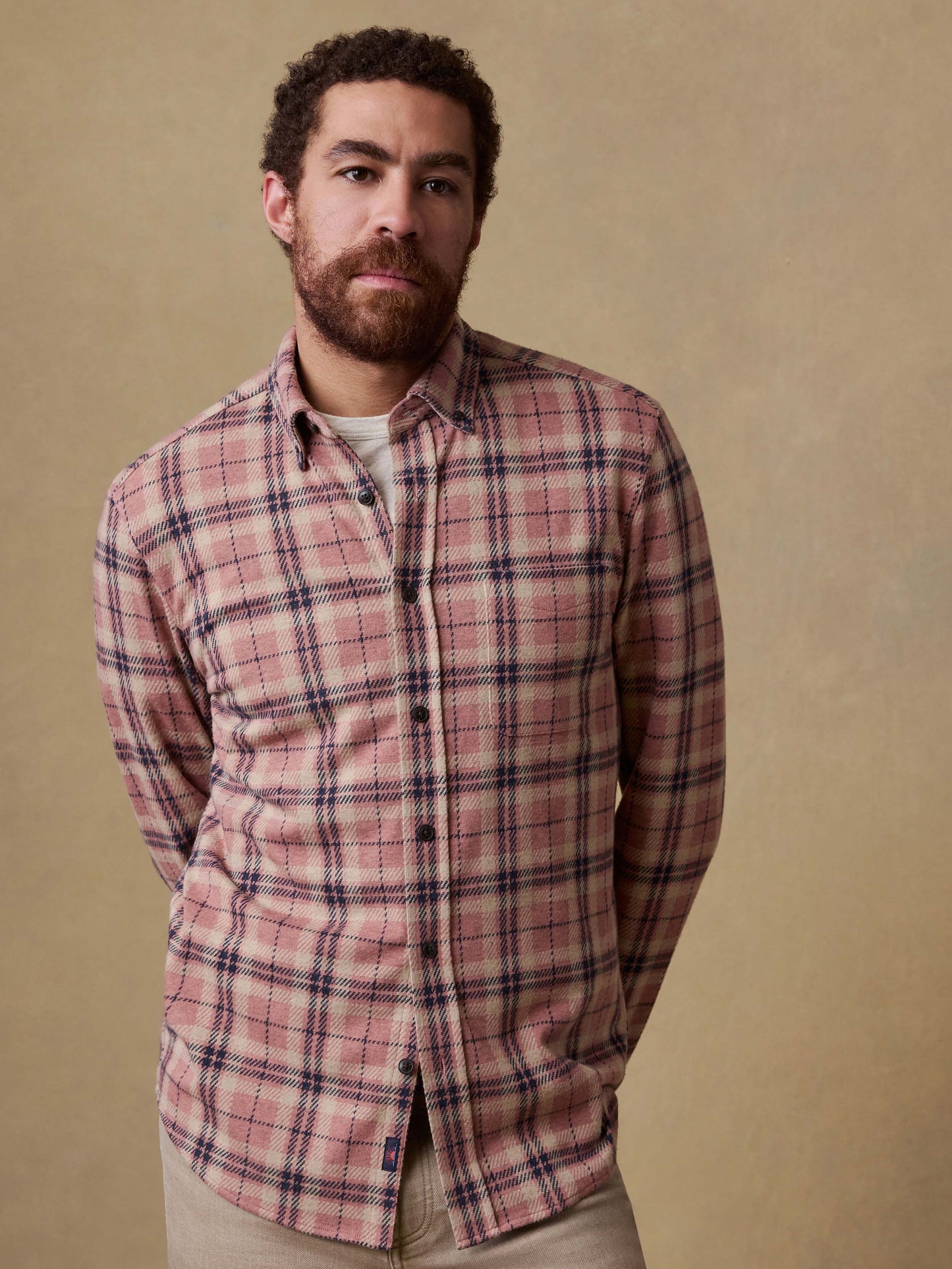 Legend™ Sweater Shirt (Single Pocket) - Sienna Night Plaid
