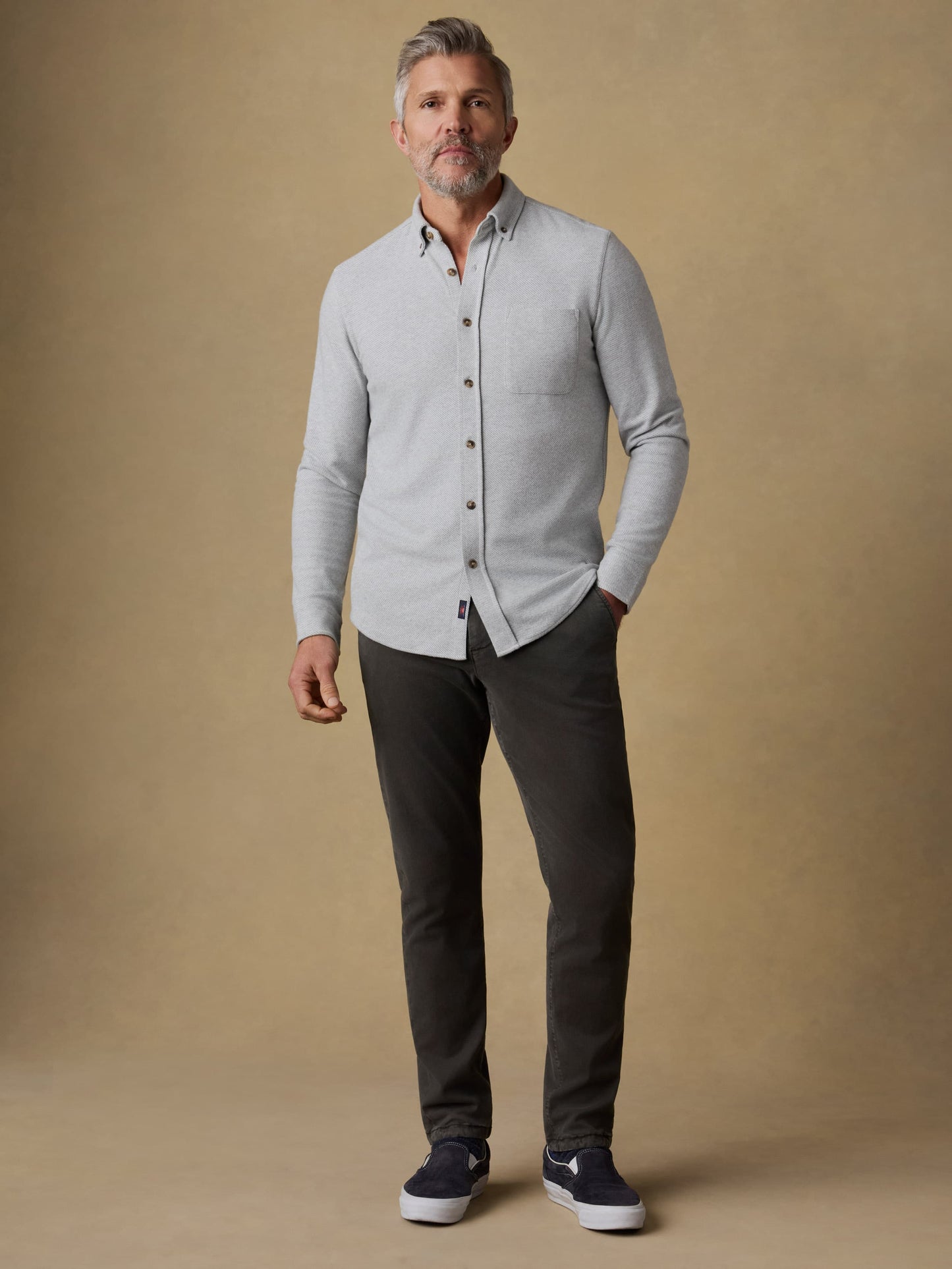 Legend™ Sweater Shirt (Single Pocket) - Light Heather Grey