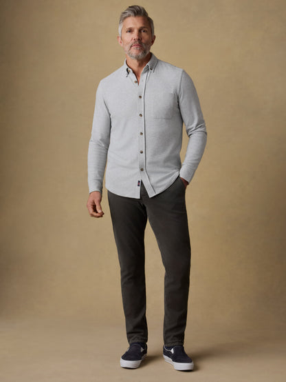 Legend™ Sweater Shirt (Single Pocket) - Light Heather Grey