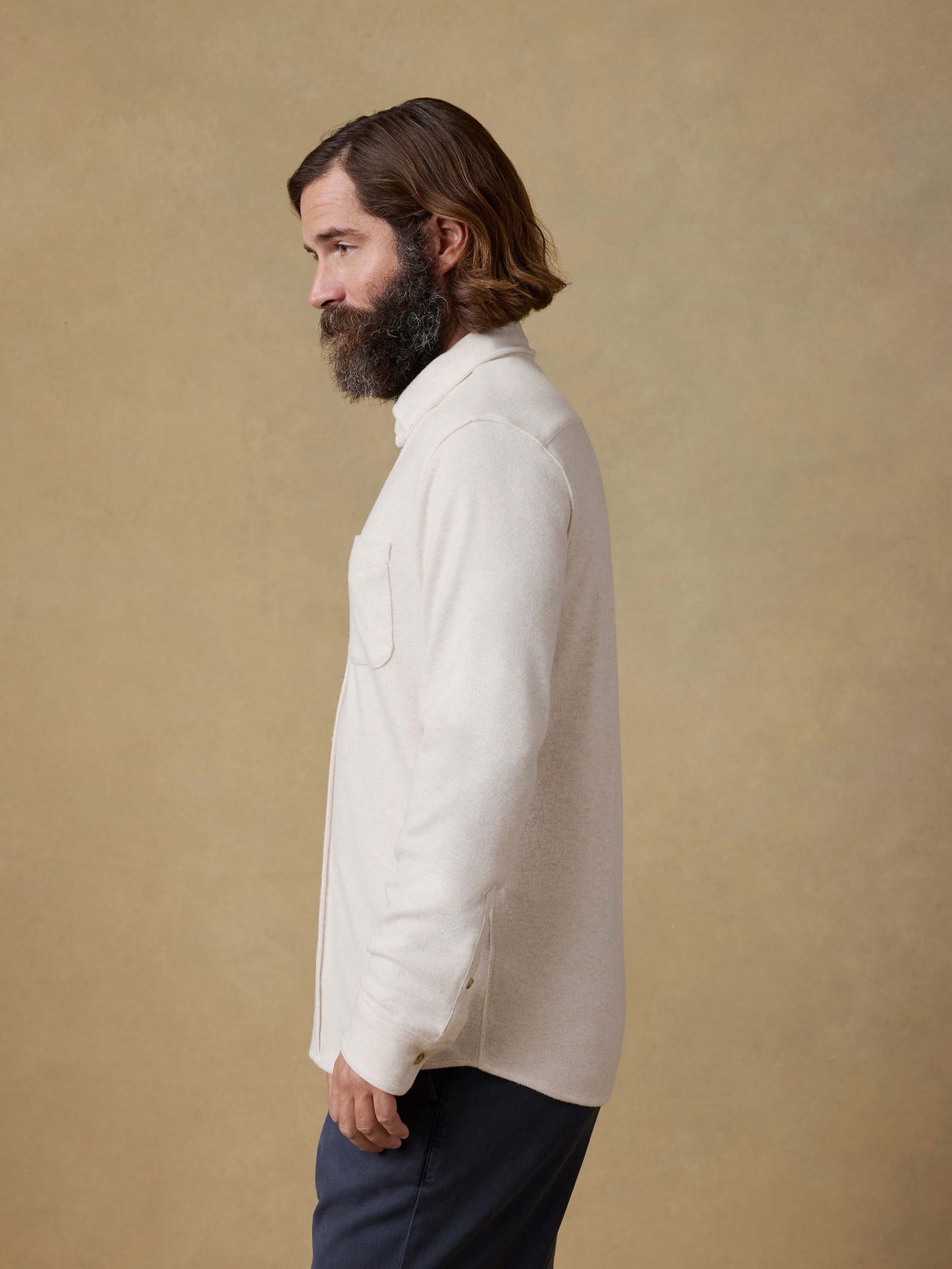 Legend™ Sweater Shirt (single Pocket) - Off White