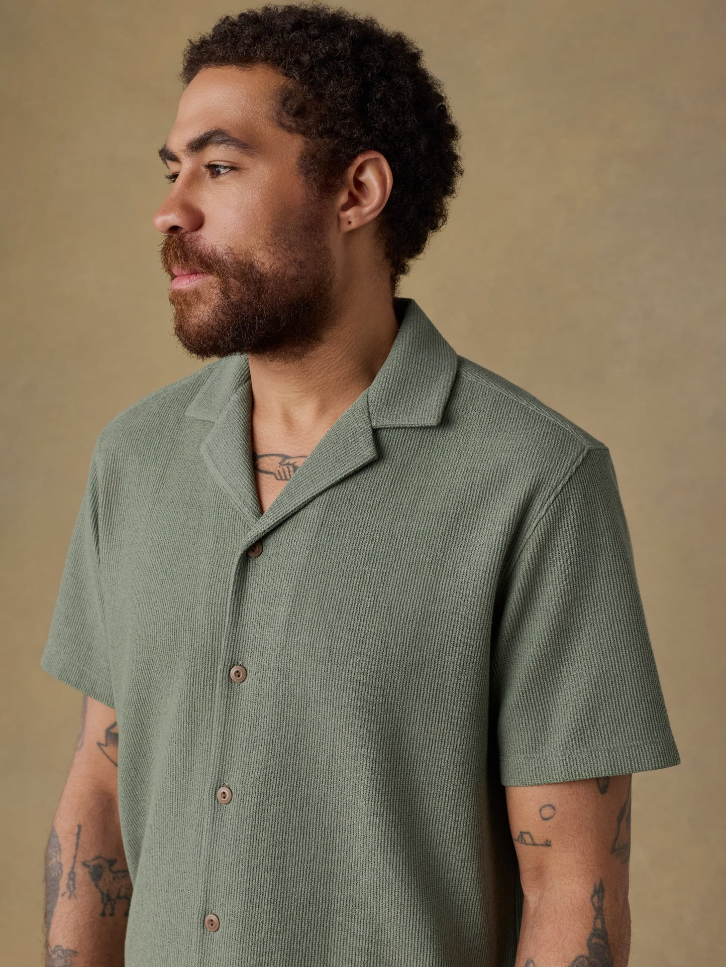 Short-Sleeve Oasis Camp Shirt - Faded Spruce