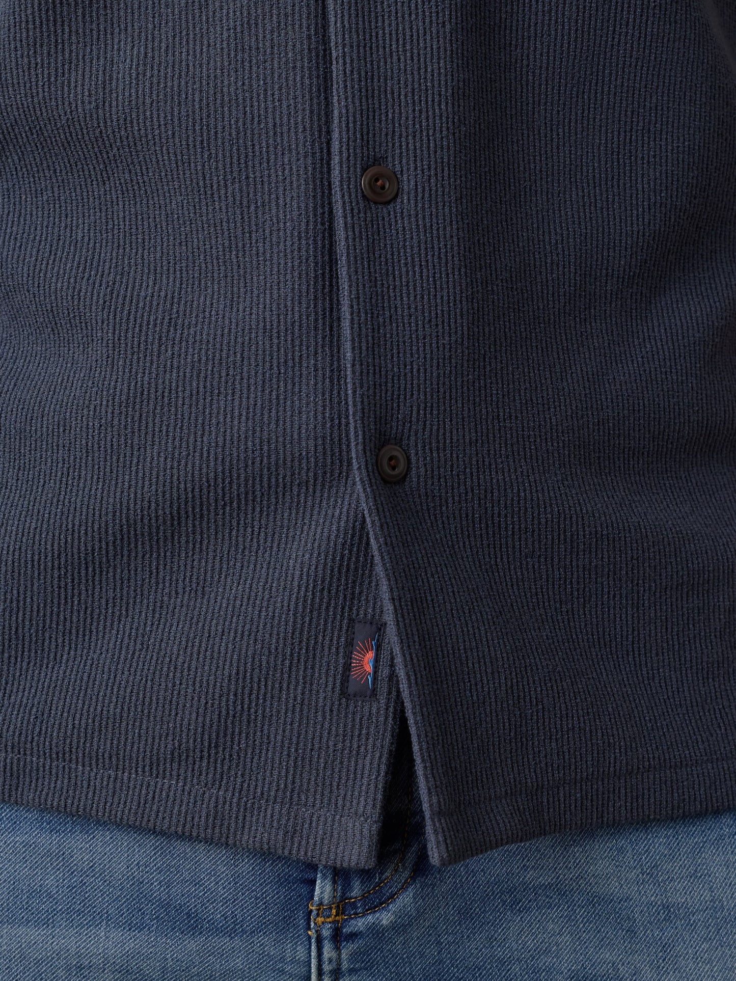 Short-Sleeve Oasis Camp Shirt - Granite Navy