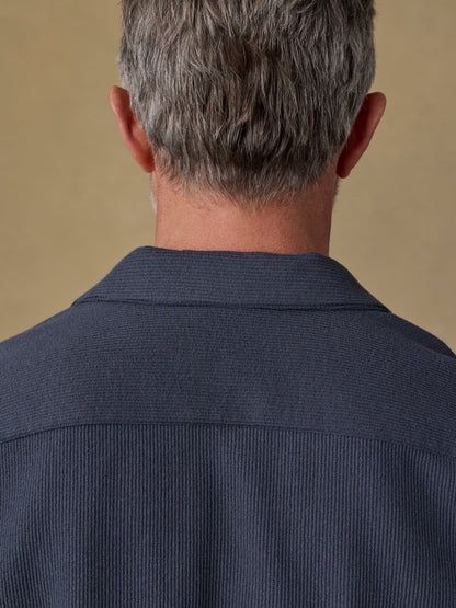 Short-Sleeve Oasis Camp Shirt - Granite Navy
