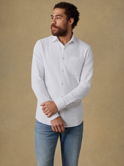 Costa Piqué Shirt - Pure White