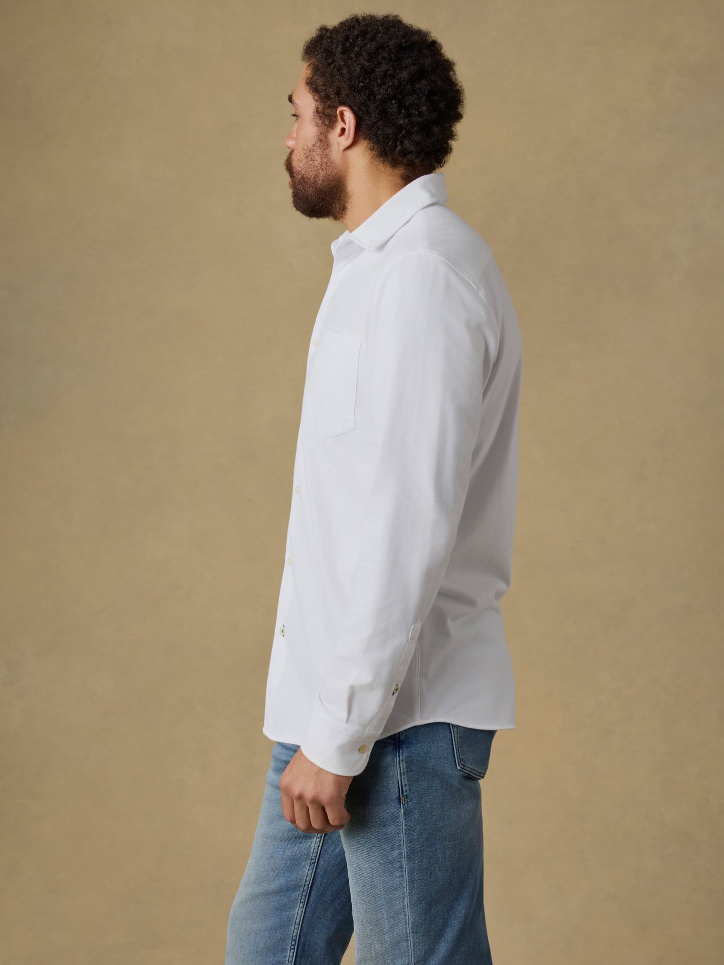 Costa Piqué Shirt - Pure White