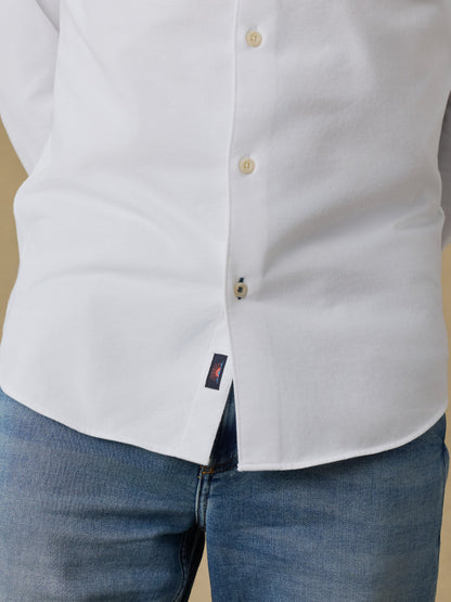 Costa Piqué Shirt - Pure White