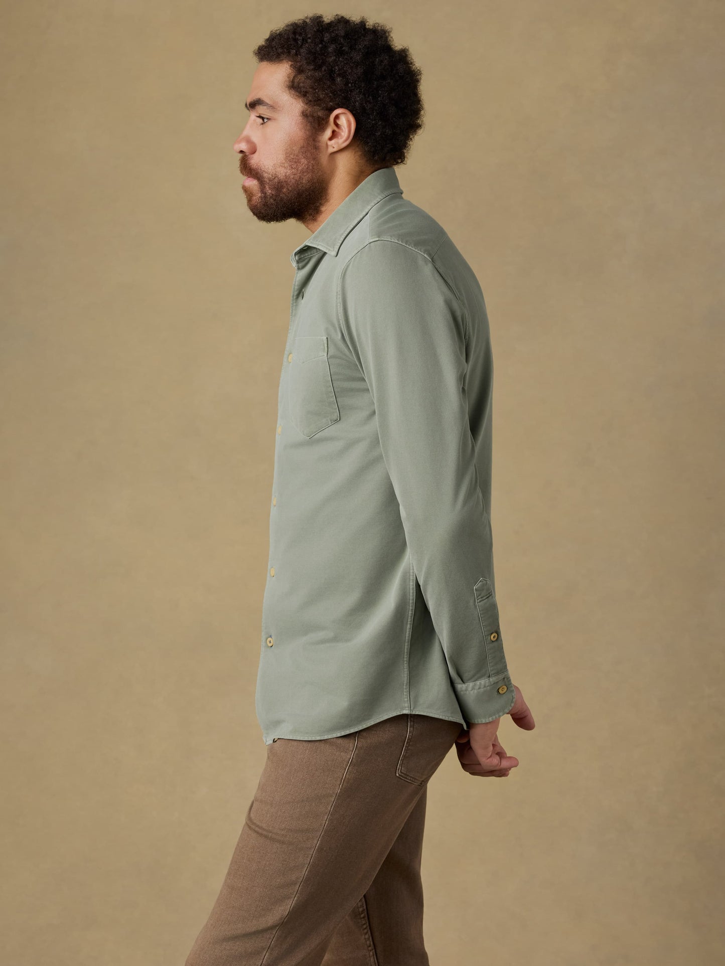 Costa Piqué Shirt - Terrain Olive