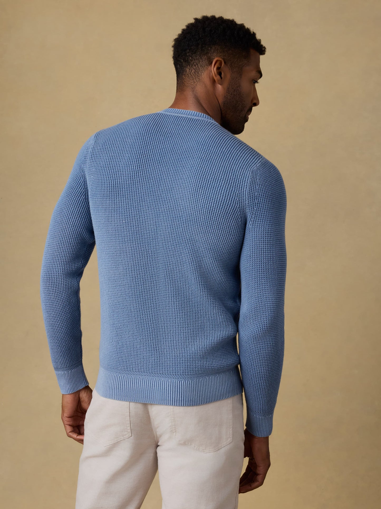 Sunwashed Crewneck Sweater - Blue Sea