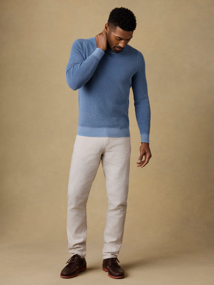Sunwashed Crewneck Sweater - Blue Sea