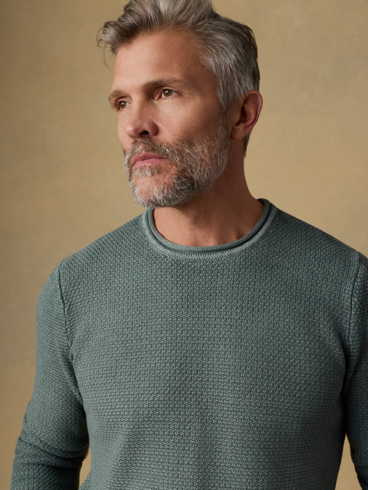 Sunwashed Dockside Sweater - Mountain Olive
