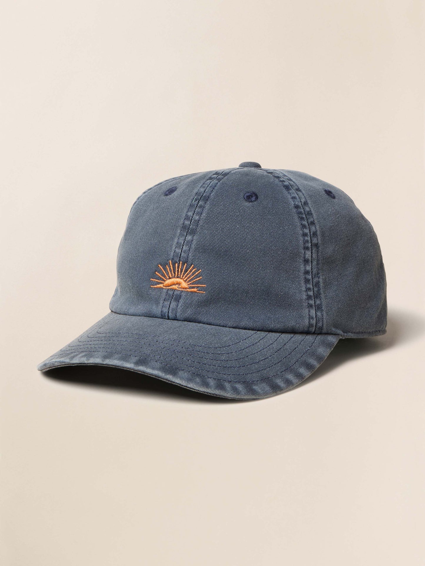 Sunwashed Twill Baseball Hat - Blue Nights