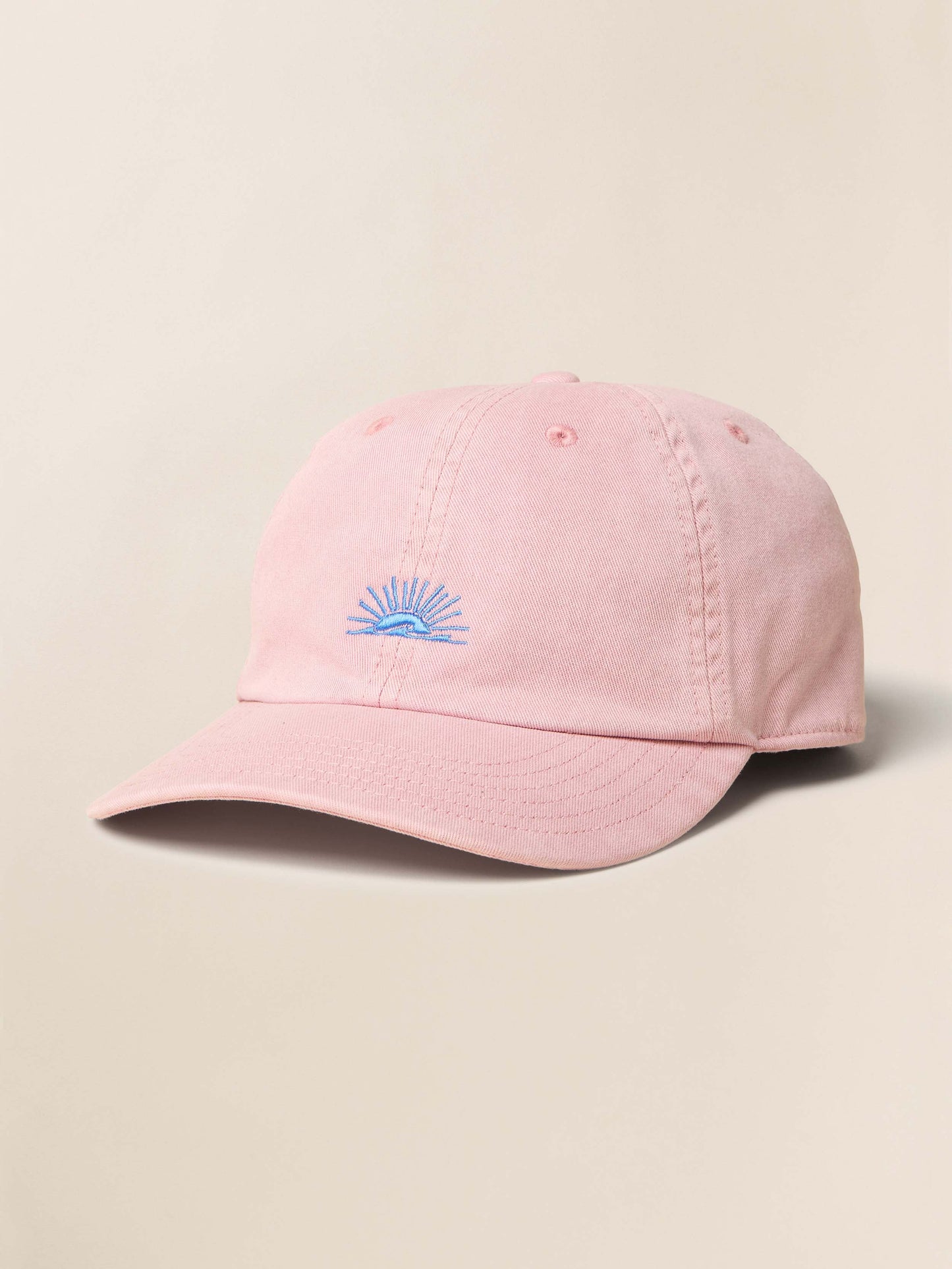 Sunwashed Twill Baseball Hat - Light Lotus