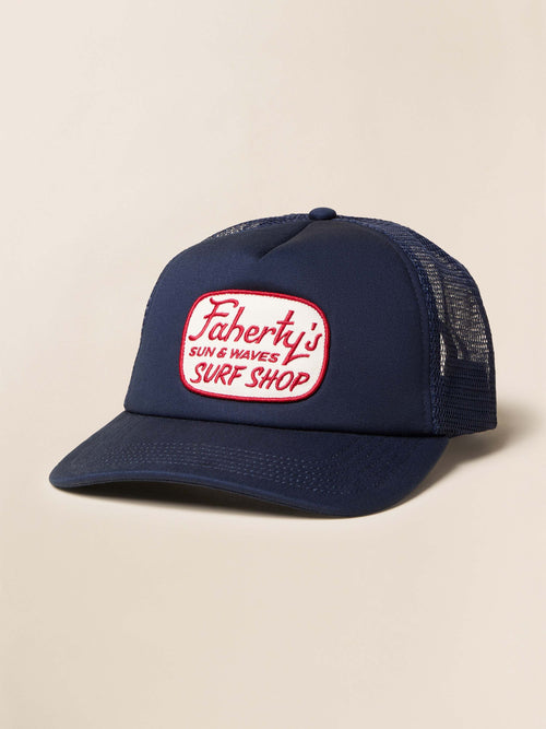 Surf Shop Trucker Hat - Blue Nights
