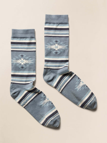 Native Sock - Water Star Serape