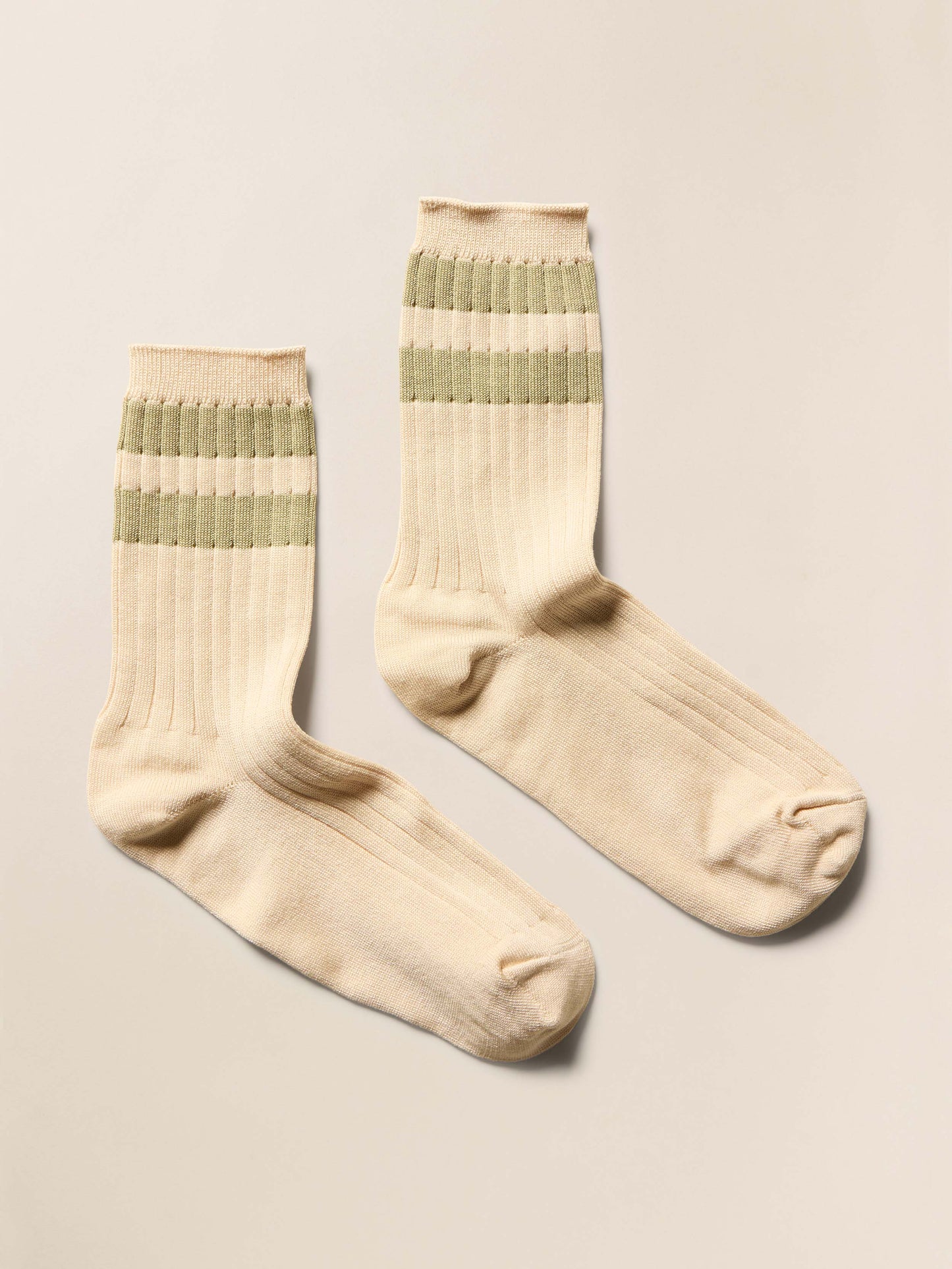Le Bon Shoppe Her Varsity Socks - Guacamole