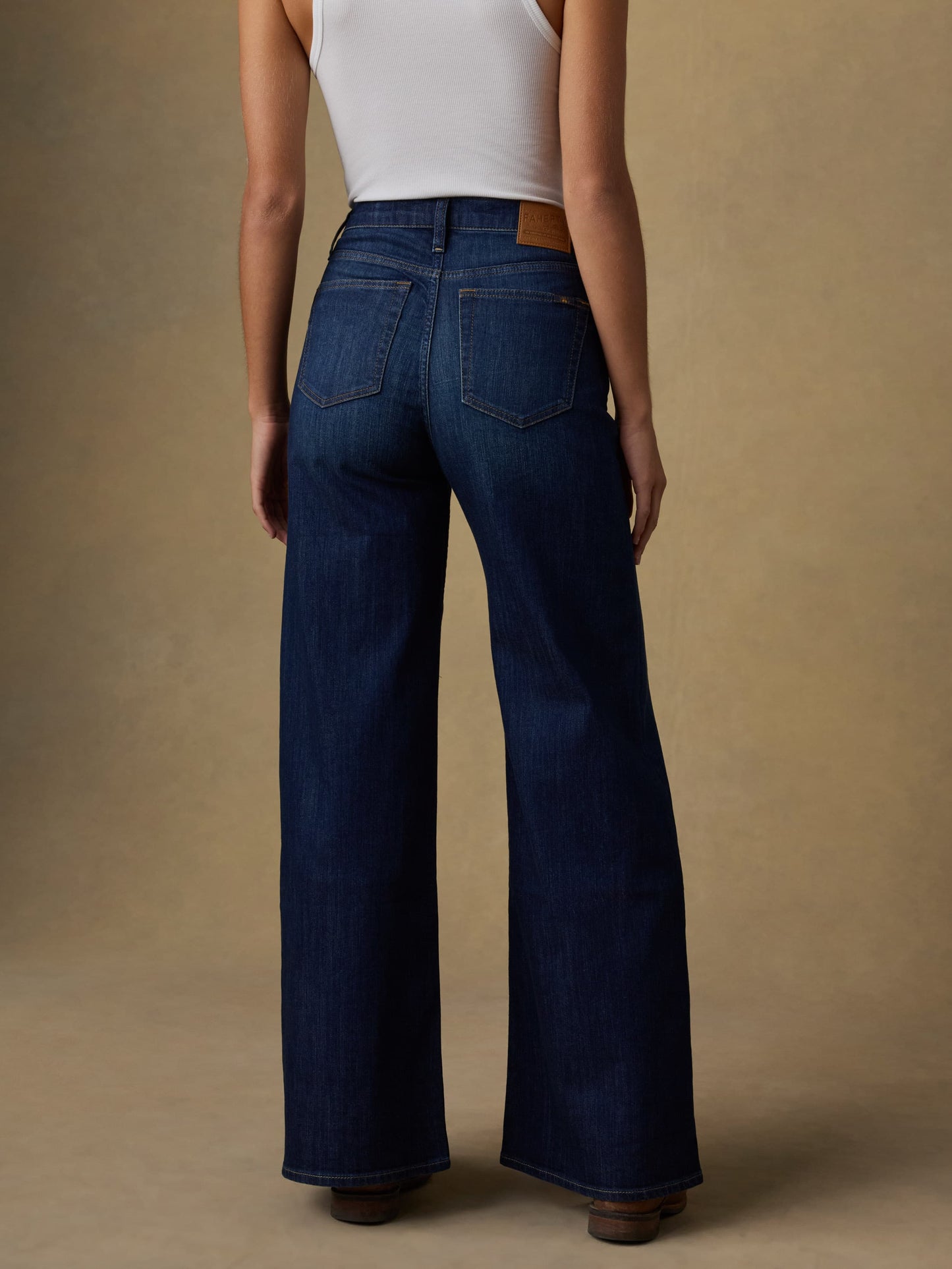 Saturday Denim Wide Leg - Dark Sea Wash