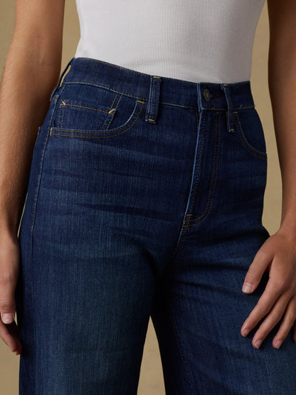Saturday Denim Wide Leg - Dark Sea Wash