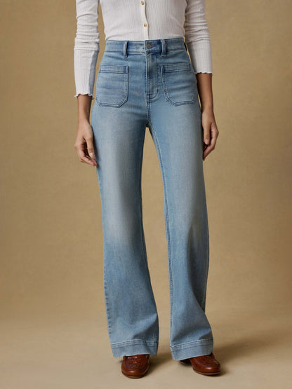 Stretch Terry Patch Pocket Pant - Eastern Shore Wash