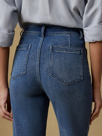 Stretch Terry Patch Pocket Pant - Riverton