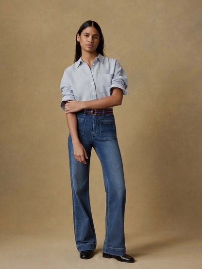 Stretch Terry Patch Pocket Pant - Riverton