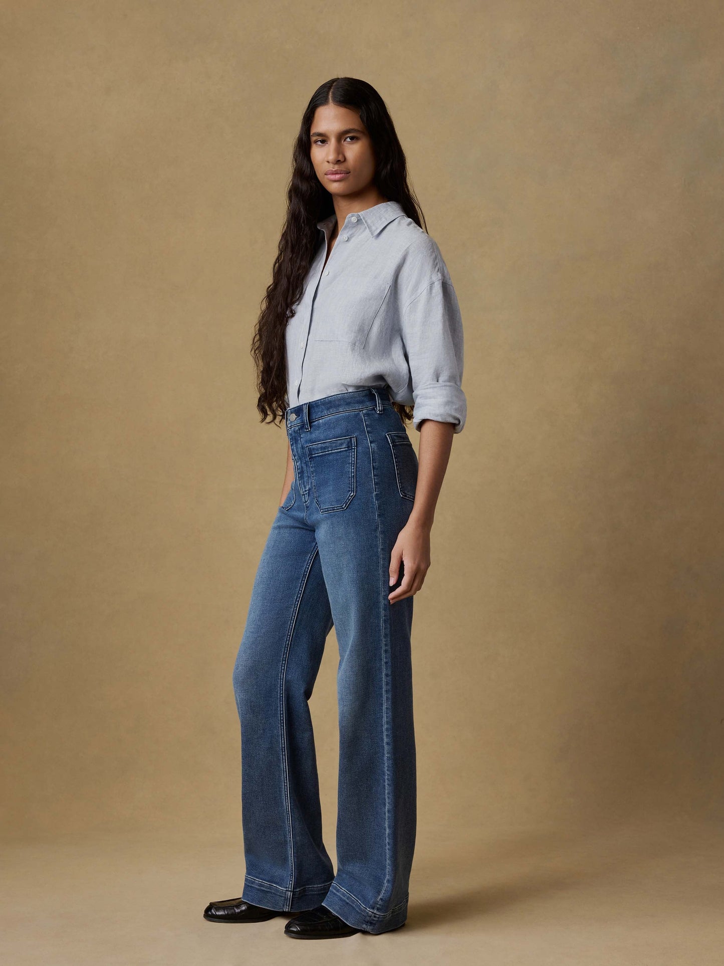 Stretch Terry Patch Pocket Pant - Riverton