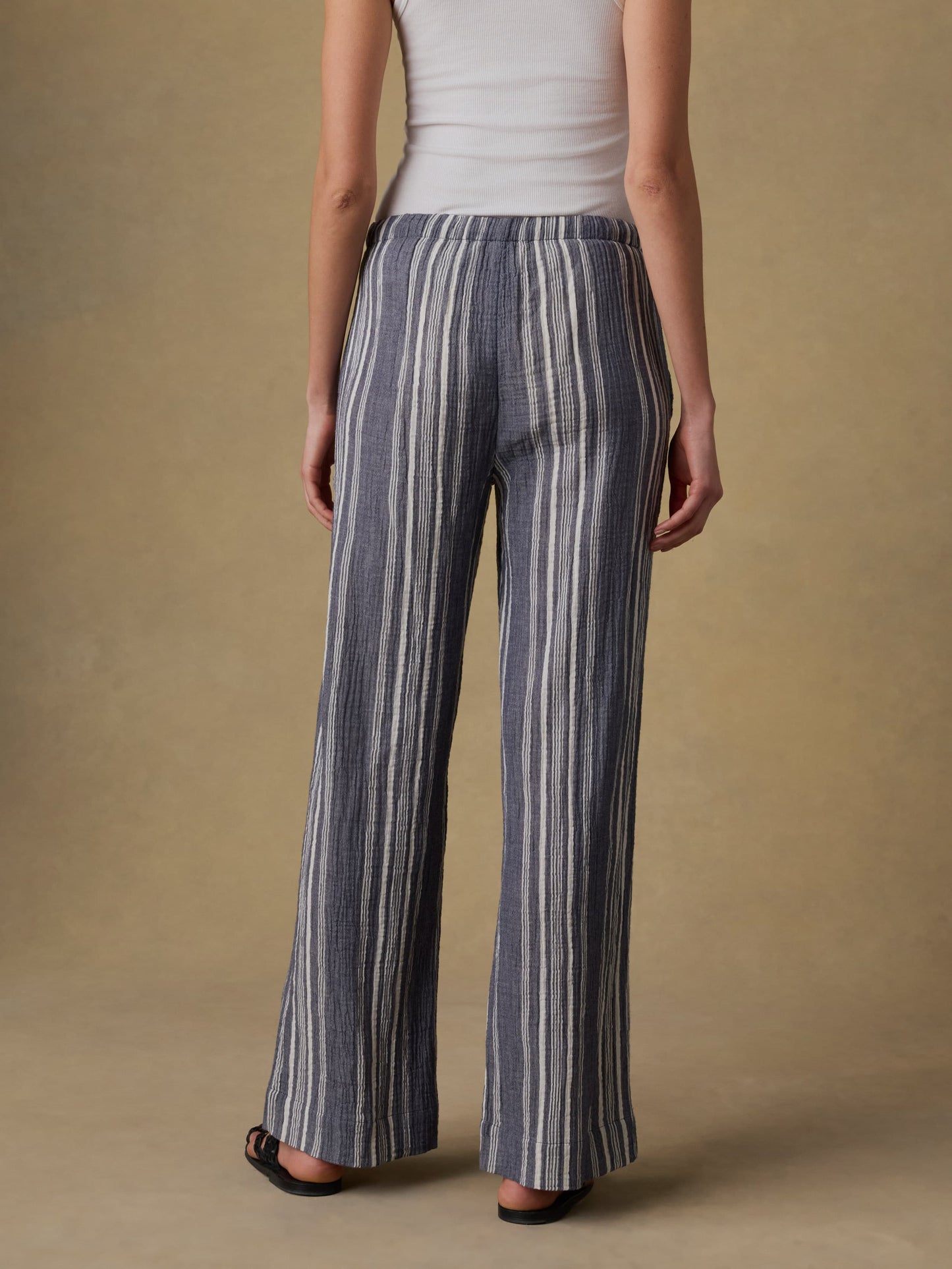 Laidback Gauze Pant - Sea Breeze Stripe