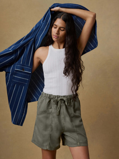 Topanga Drape Short - Thyme