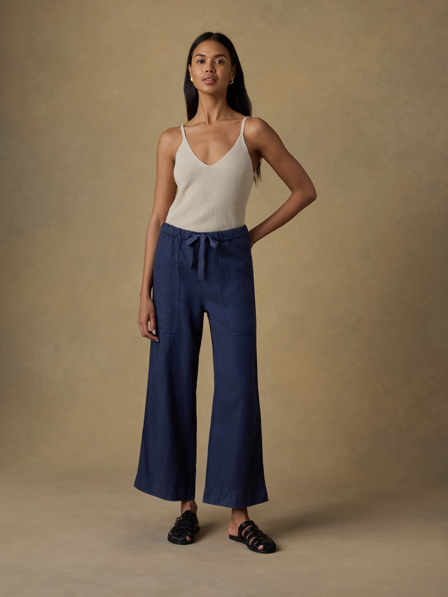 Topanga Drape Ankle Pant - Spellbound
