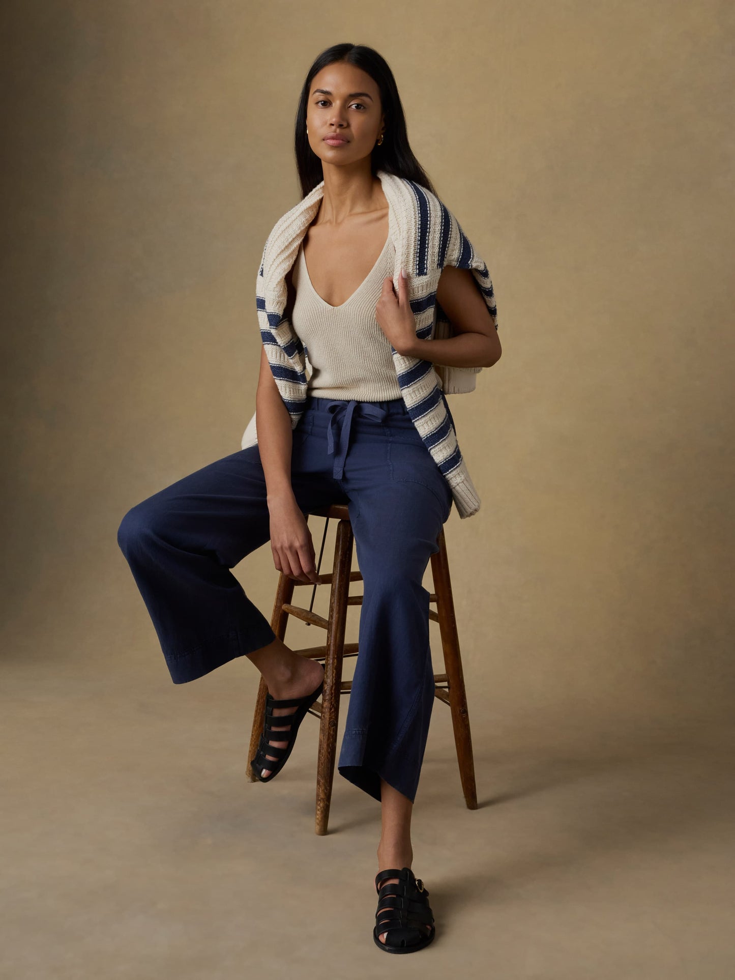 Topanga Drape Ankle Pant - Spellbound