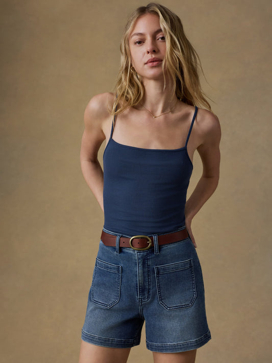 Stretch Terry Patch Pocket Short - Riverton