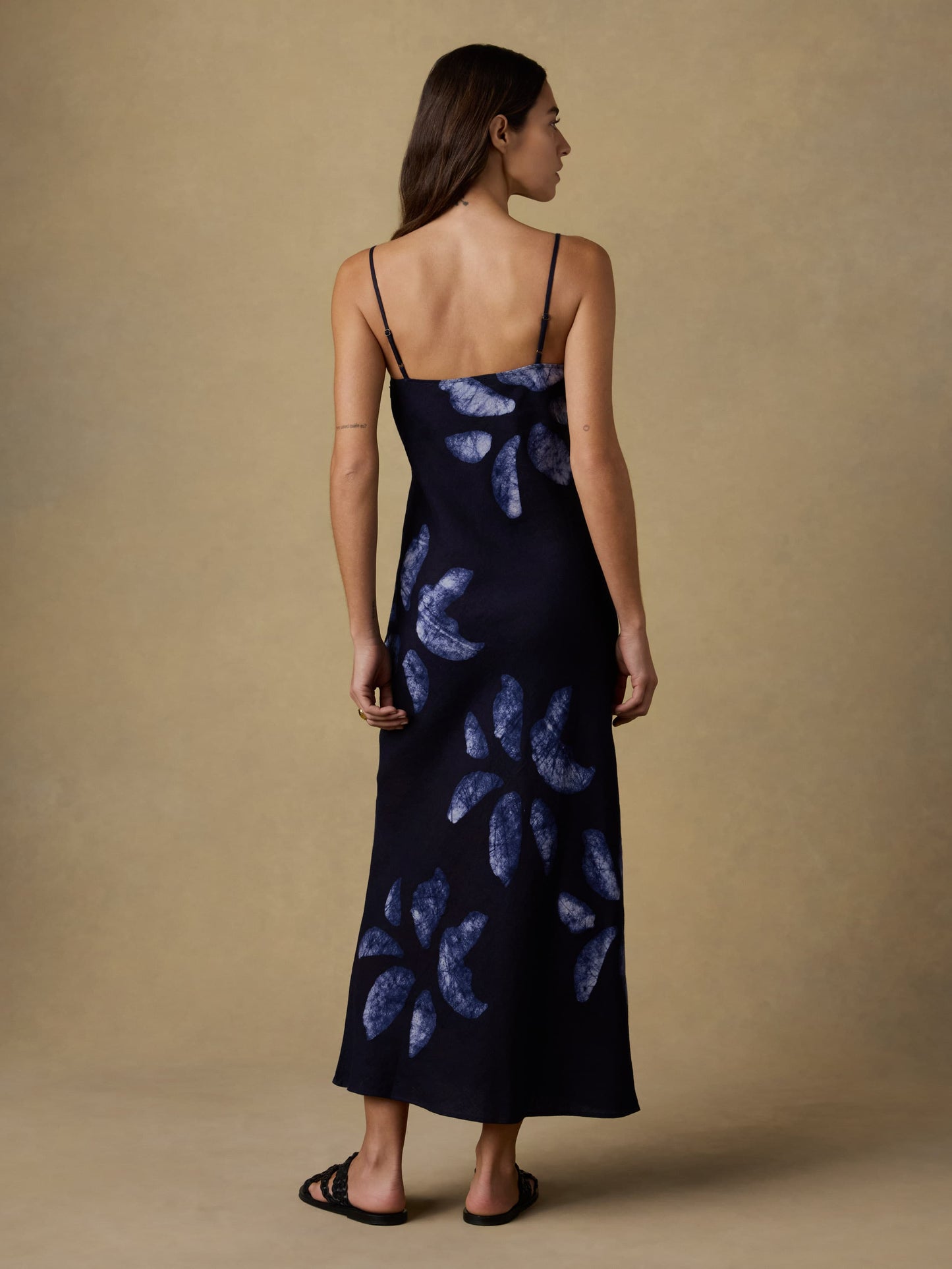 Mia Slip Dress - Midnight Batik Foral