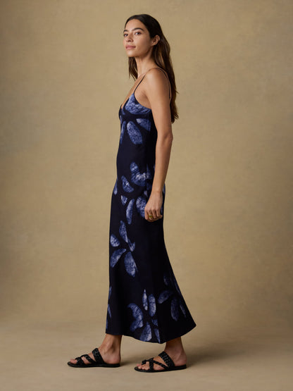 Mia Slip Dress - Midnight Batik Foral