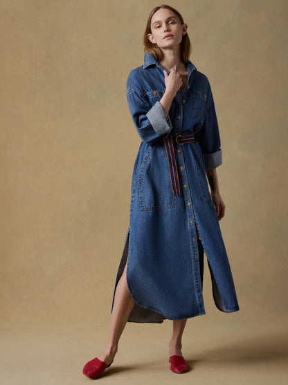 Sunfair Denim Cleo Shirtdress - Beacon Hill Wash