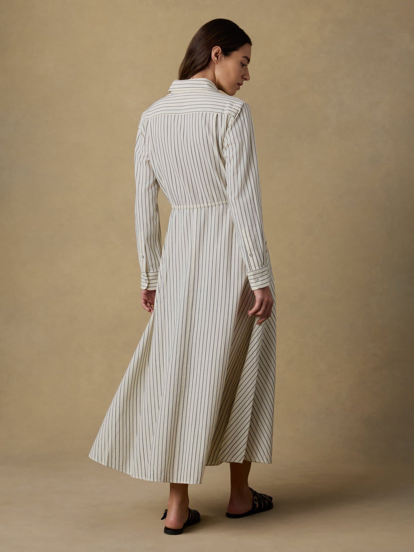 Catalina Shirtdress - Ocean Mist Stripe
