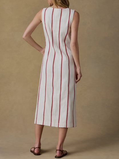 Tideweave Malibu Dress - Northbay Stripe