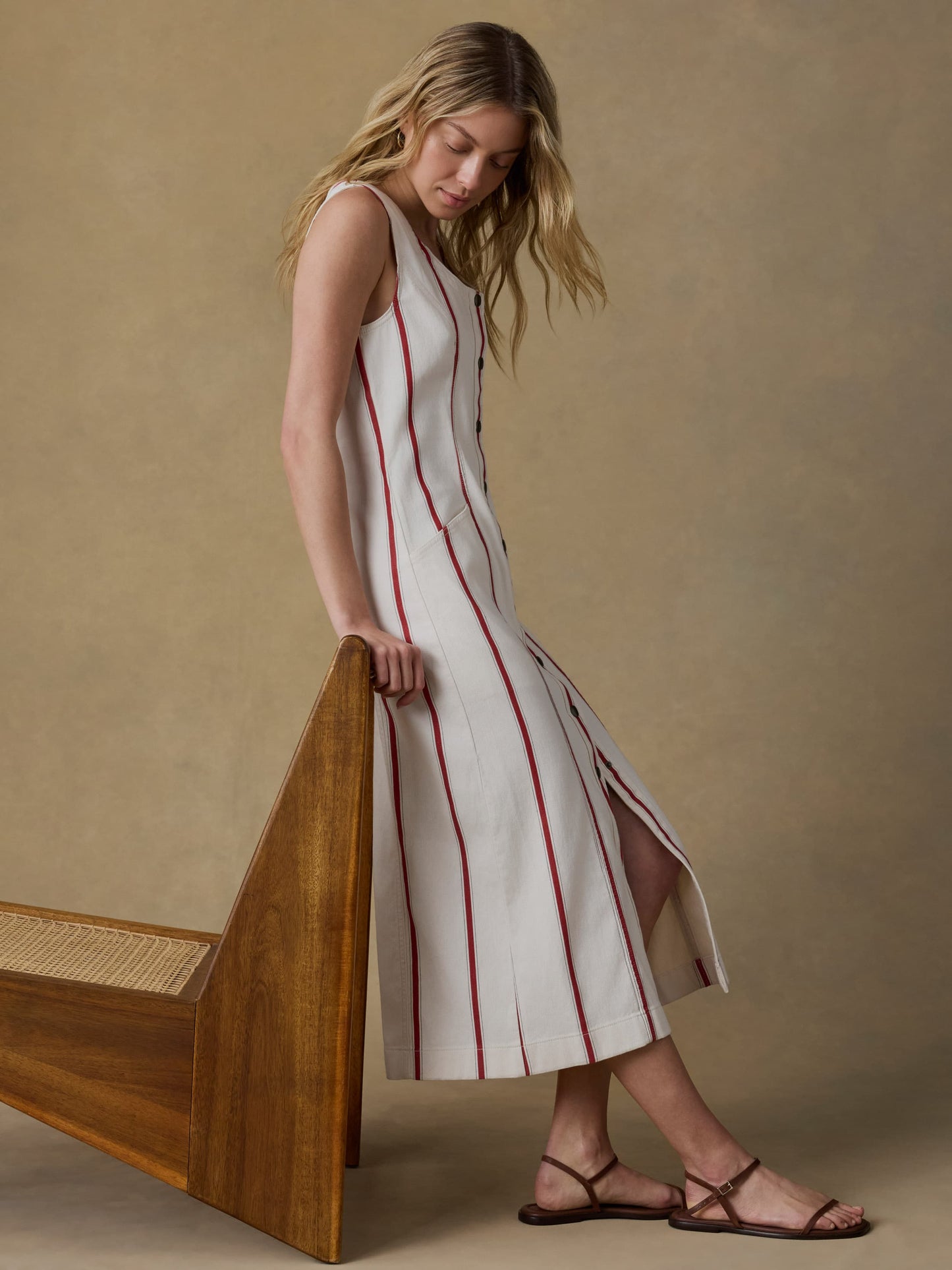 Tideweave Malibu Dress - Northbay Stripe