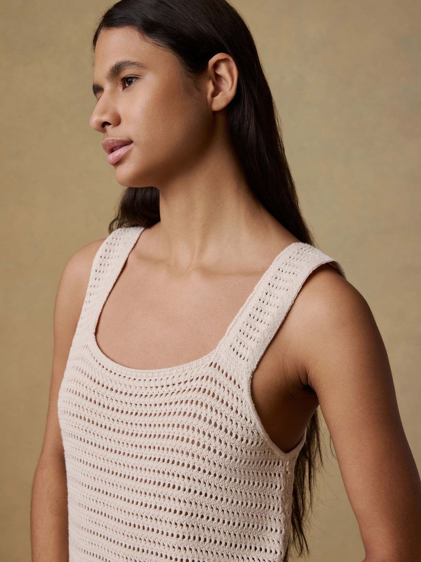 Seacoast Crochet Dress - Cream
