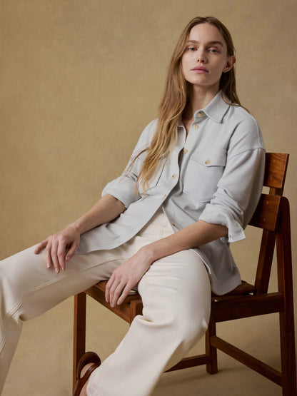 Legend™ Sweater Overshirt - Rain Cloud Twill