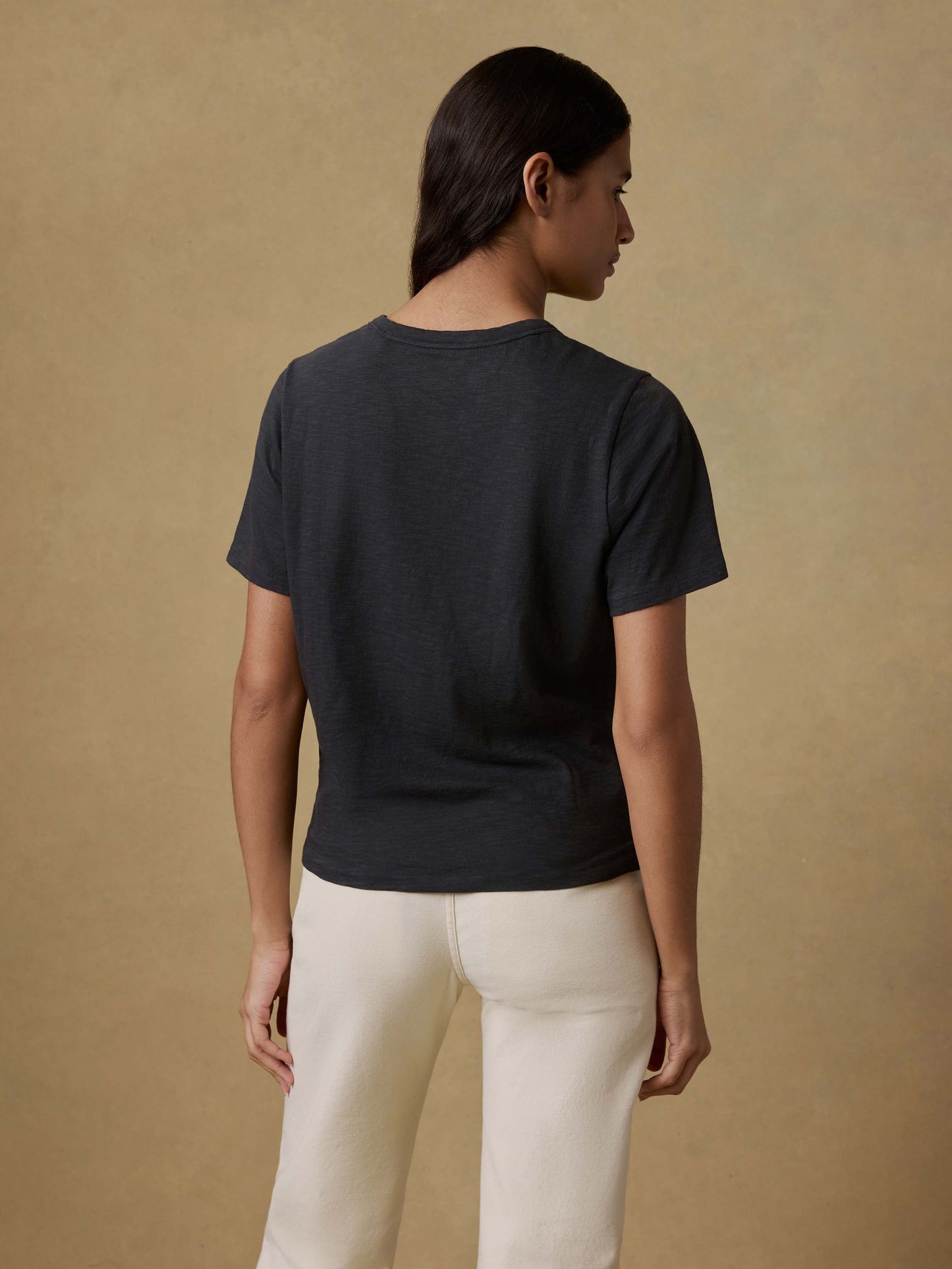 Sunwashed Regenerative Tee - Washed Black